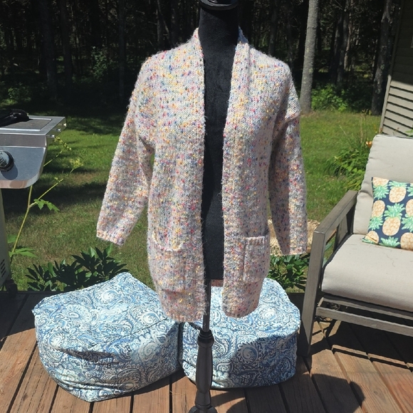 Sienna Sky Speckled Cardigan Sweater - Picture 1 of 5